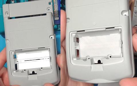 FunnyPlaying GBC Battery Mod Trimming Template