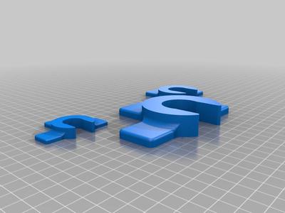 SharkBite (Push Fit Connector) Removal Clip remixed for 3sizes 1/2", 3/4", and 1" in one print