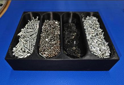4-bowl screw and part storage