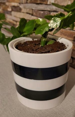 Blumentopf mit Übertopf - Flower Pot with Cover