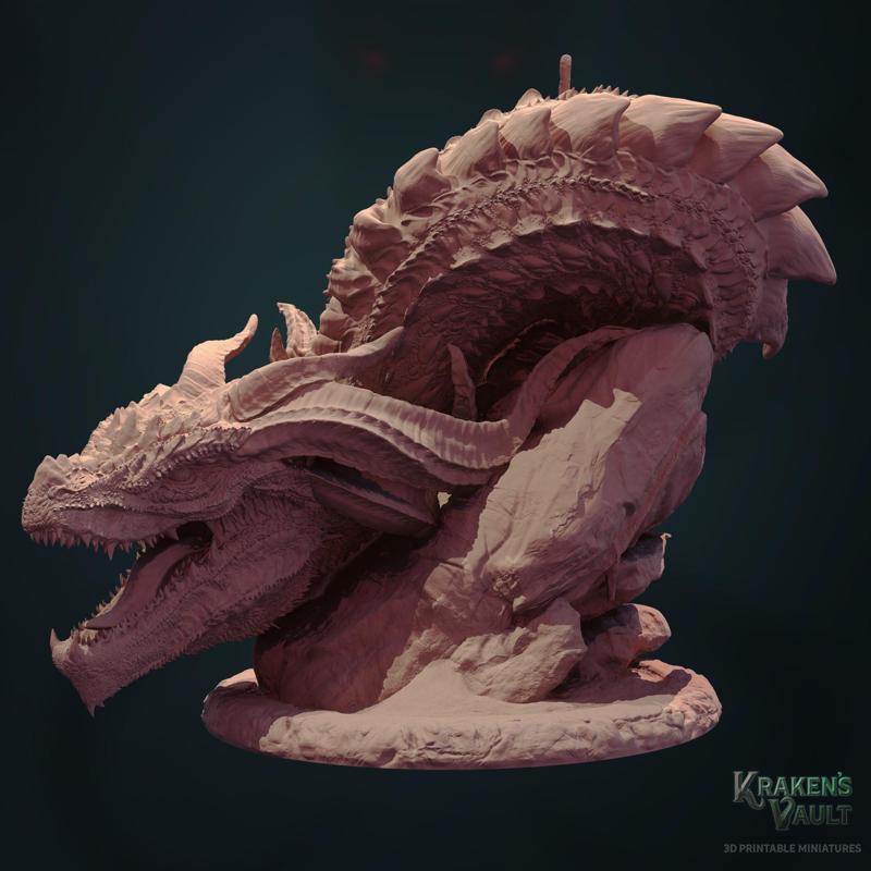 Dragon Herald Bust