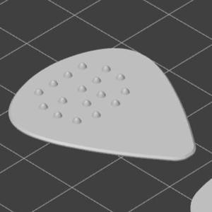 Guitar Picks with thumb grip Grippix