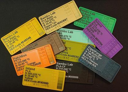 Schmiddis Filament Swatch - X1C Text 