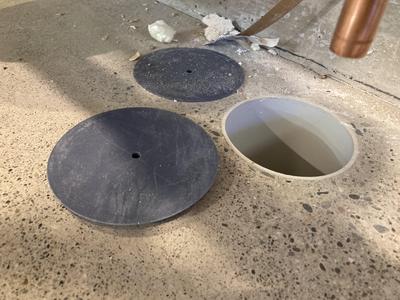 4in drain / cleanout construction cover