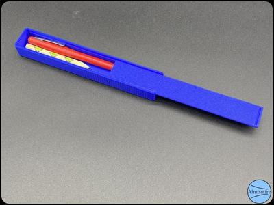 Minimalist Pen Case with Tab Closure