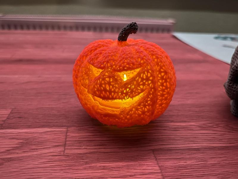 hollow Halloween pumpkin