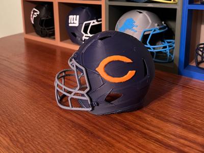 Chicago Bears Football Helmet