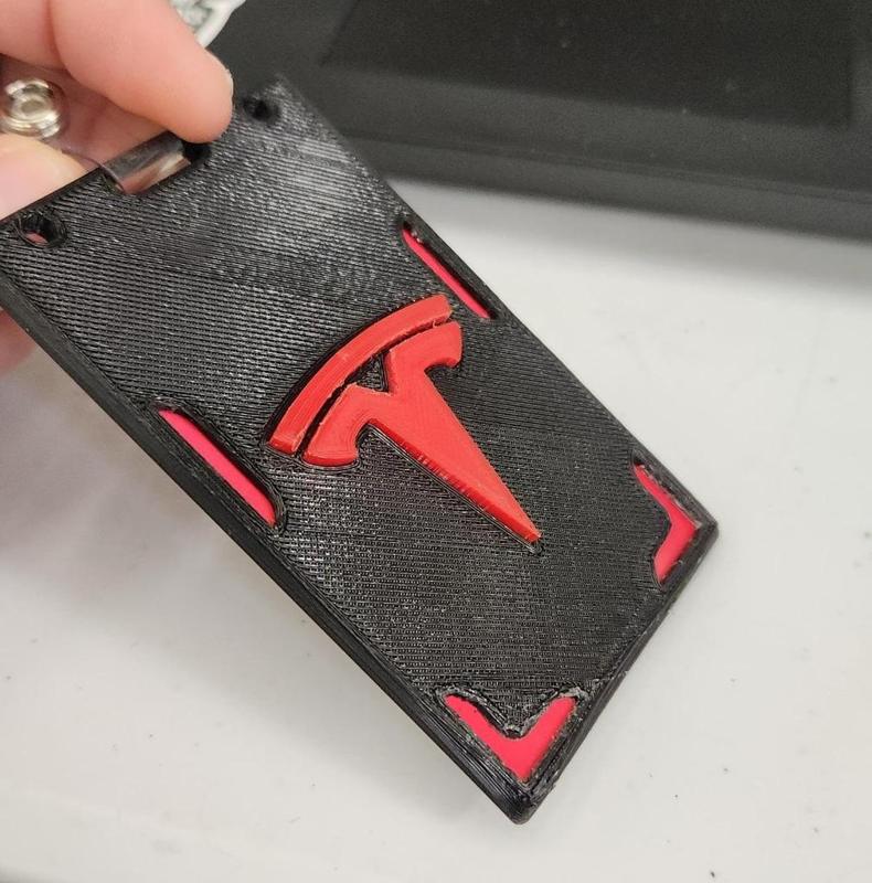 Tesla ID Card/Badge Holder 