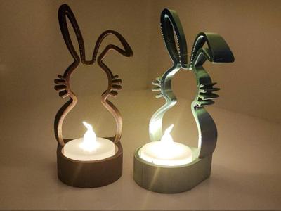 Easter Bunny Tealight Stand