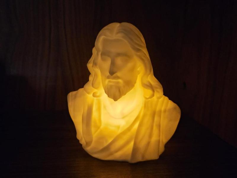 Bust of Jesus Christ (with LED Tea Light Slot)