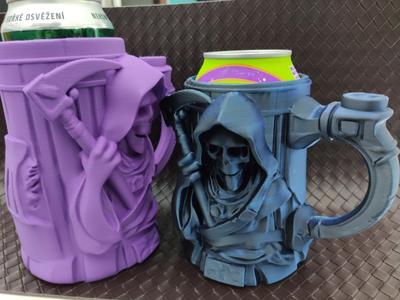 Grim Reaper Can Holder (0.5L+12oz Cans) - Beer mug