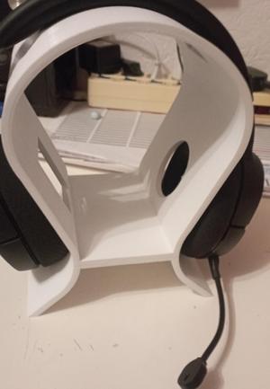 Headset holder with PS symbols