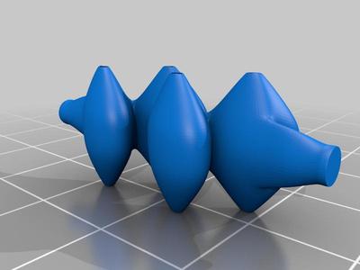 Tesla Valve 3D (template)