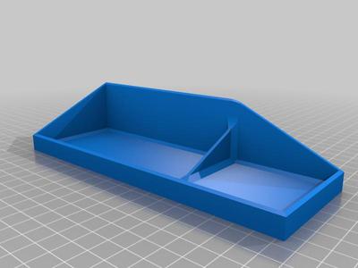 Extented left side tray 