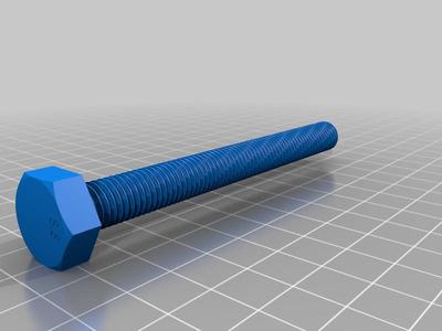 M10 X 100mm Hex Bolt (and Nut)