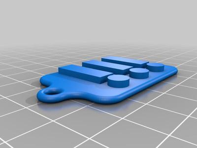 Drei Ausrufezeichen Anhänger