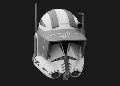 Commander Cody - Vaughn Helmet TCW - 3D Print Files STL