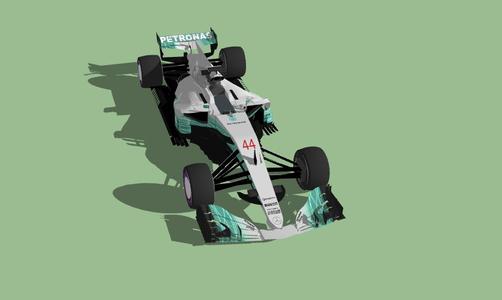 2017 F1 MERCEDES BENZ W08