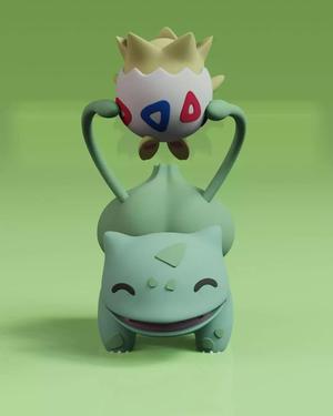 Bulbasaur Togepi Pokemon Cute