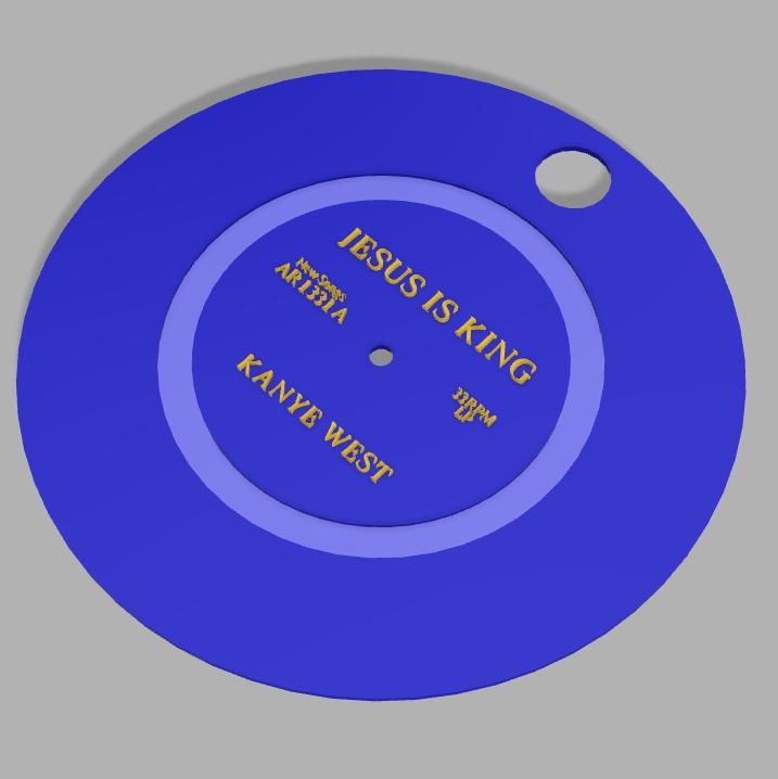 Jesus Is King Keychain - Kanye West