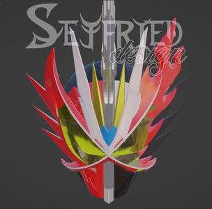 Kamen Rider Saber Emotional Dragon wearable cosplay helmet 3D printable STL file