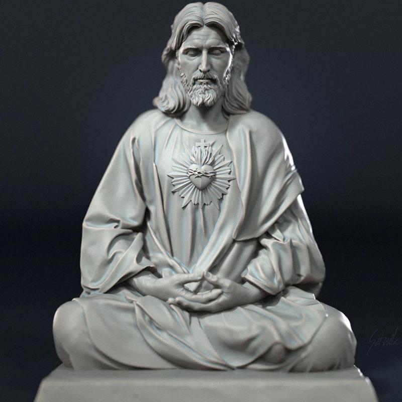 Jesus Sculpture 10