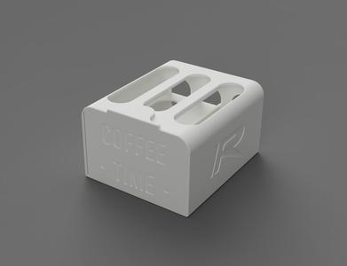 Coffee Capsule Holder with Magnetic Lid – STL + F3D