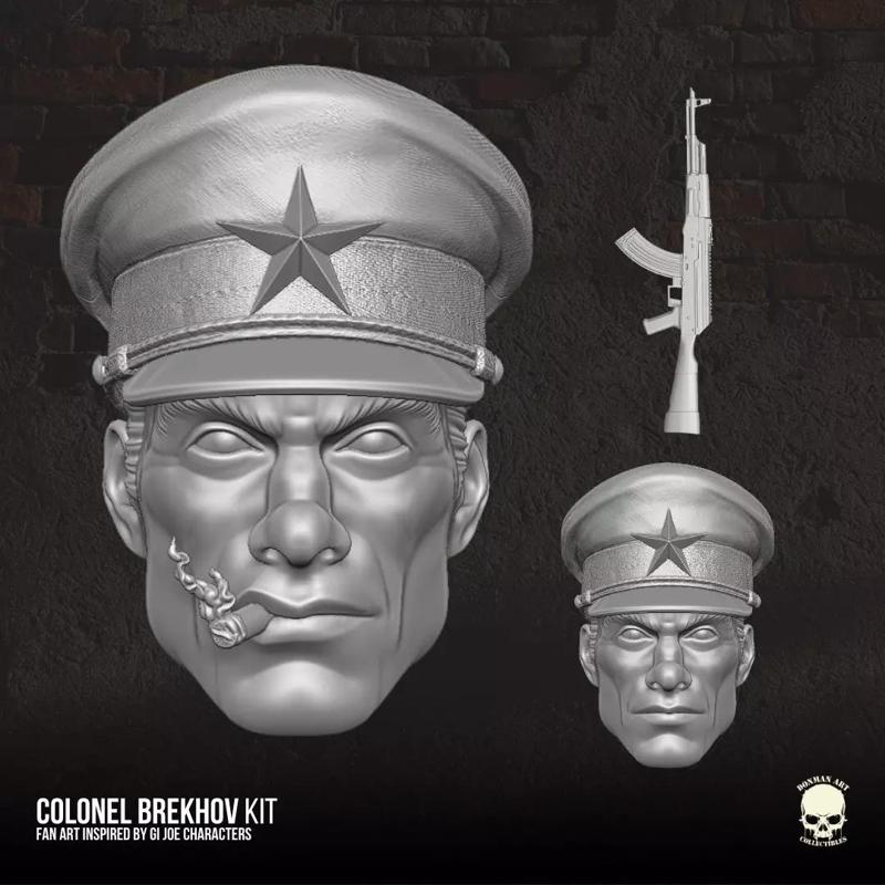Colonel Brekhov Fan Art Kit 3D printable File For Action Figures