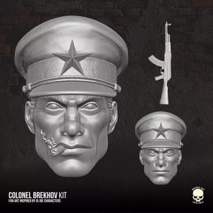 Colonel Brekhov Fan Art Kit 3D printable File For Action Figures