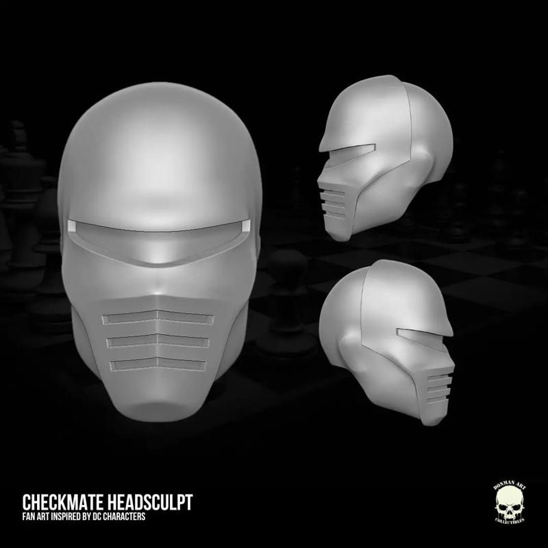 Checkmate fan art head 3D Printable Sculpt For Action Figures