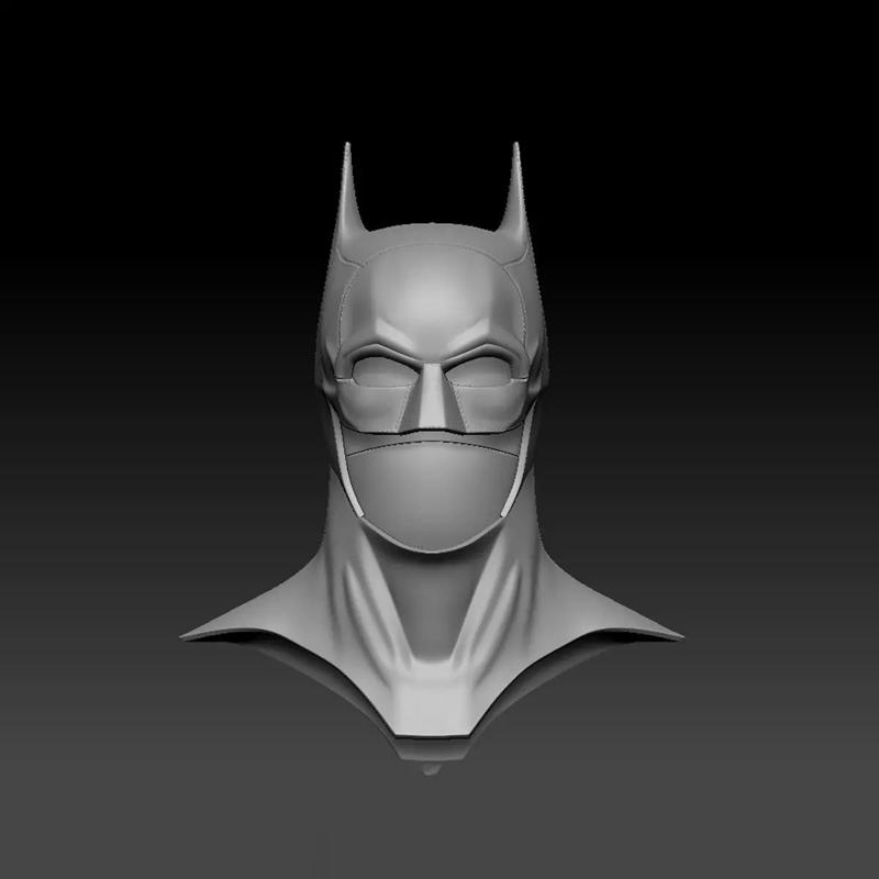 Batman 2021 Helmet Cowl 3D Model Printable