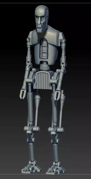 8D8 Droid Articulation 3D print One12 Scale files