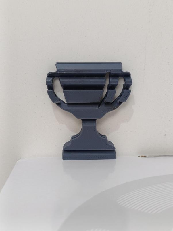 winner cup text flip