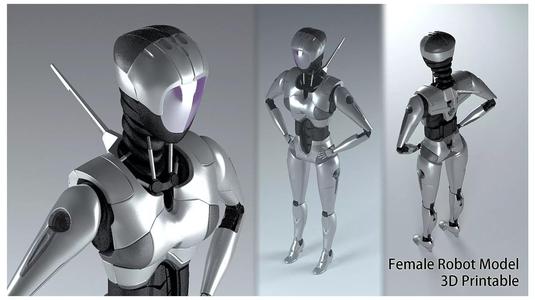 Female Robot 2 - FR02