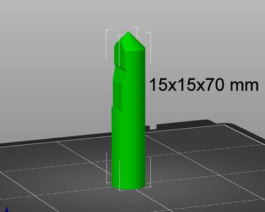 Negative shape for Jeep JK OEM Shift Knob create your own knob