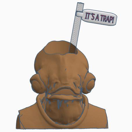 ADMIRAL ACKBAR PEN HOLDER