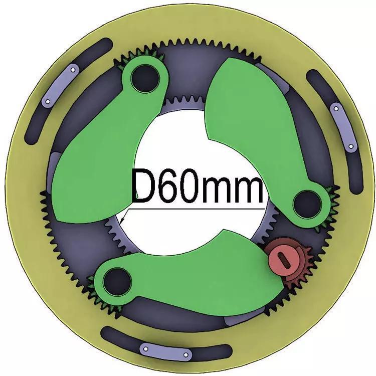 3DP3BLROD60A mechanical shutter Iris mechanism diaphragm diy