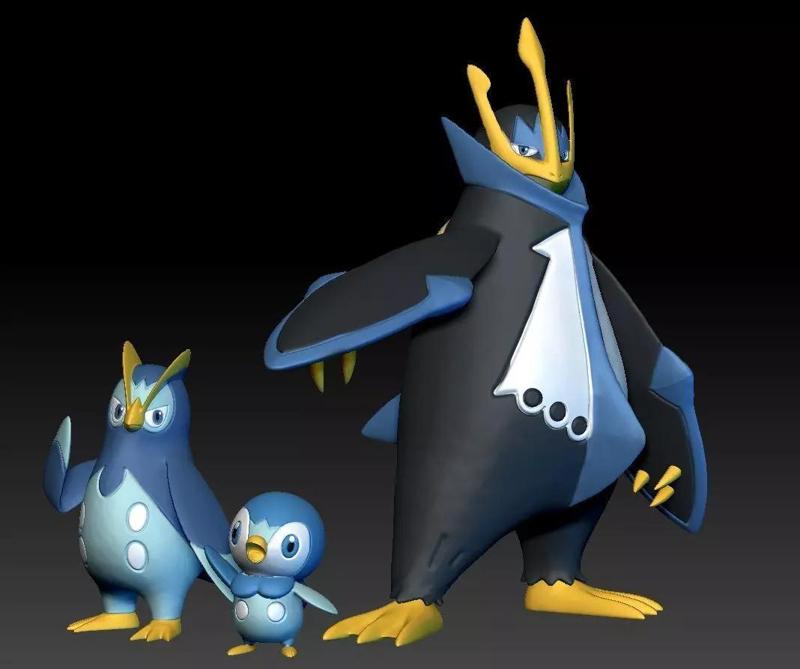 Pokemon Piplup Prinplup Empoleon