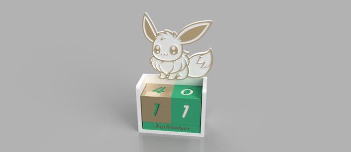 Eevee Calendario