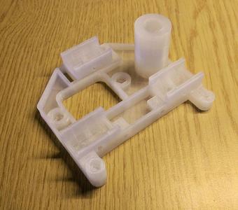 Z-Probe X Carriage for NopHead Mendel90 (dibond) with an E3D