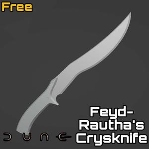 FEYD RAUTHA'S CRYSKNIFE (DUNE PART TWO)