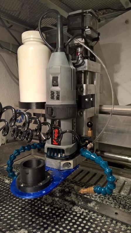 Minimal Spray Coolant upgrade for BZT CNC mill