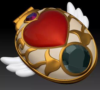 Wedding Peach Saint Mirror