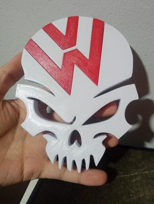 Volkswagen-Calavera Hitch Cover