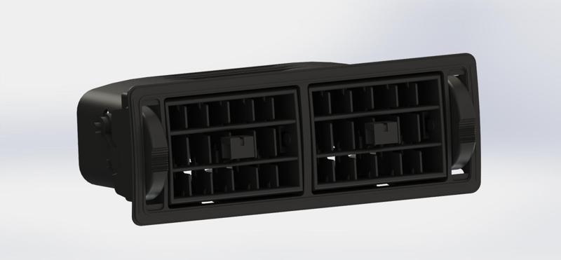 TOBERA CENTRAL VW GOL G1, SAVEIRO, PARATI, VOYAGE, SENDA, FOX, AMAZON (Car Interior Air Conditioning A/C Air Exhaust Vent)