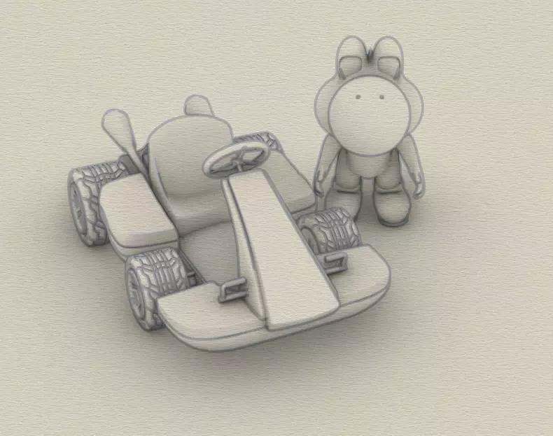 yoshi mario kart