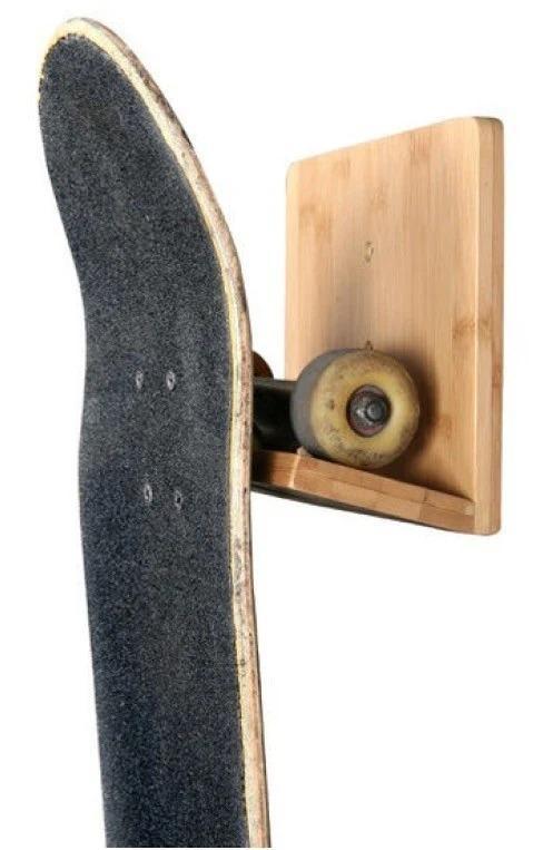 modern skateboard wall bracket