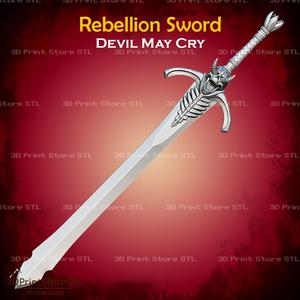 Rebellion Sword From Devil May Cry - Fan Art 3D print model