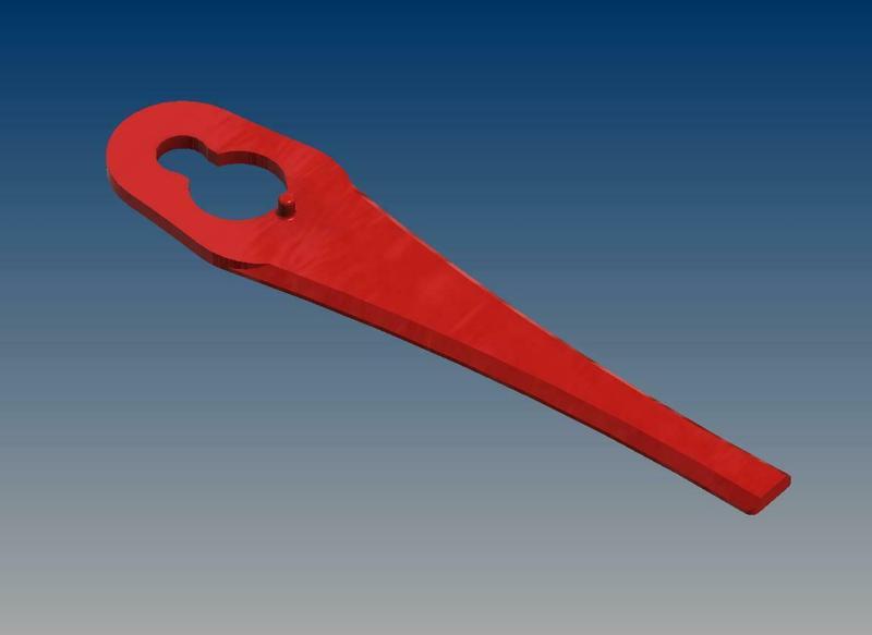 Replacement blade Compatible with Florabest LIDL Bosch, Plastic blade for trimmer