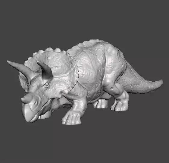 TRICERATOPS FIGURE TOY MINIATURE MODEL DINOSAUR MONSTER RPG DND
